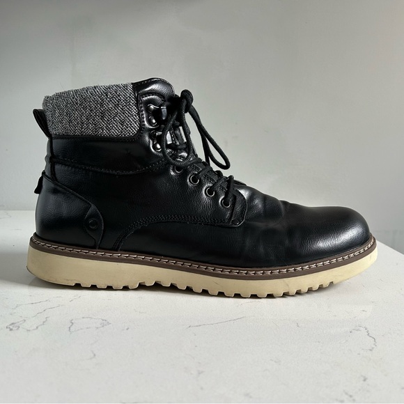 Madden by Steve Madden Devlon men’s black Ankle Boots 13 - Picture 4 of 12